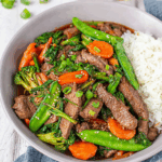 Beef stir fry 20 minutes healthy recipe served hot with veggies
